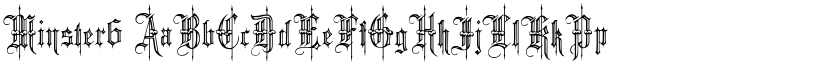 Minster6 font