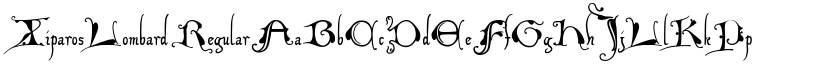XiparosLombard Regular font