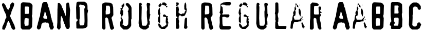 XBAND Rough Regular font