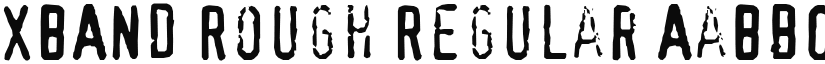 XBAND Rough font download