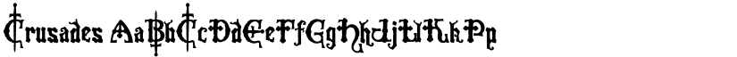 Crusades font