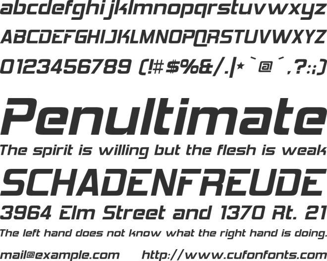 Hemi Head 426 font preview