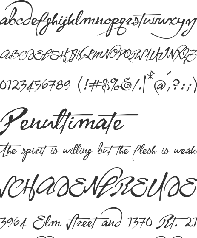 Yankee Ghosts BB font preview