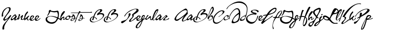 Yankee Ghosts BB font download