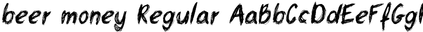beer money Regular font