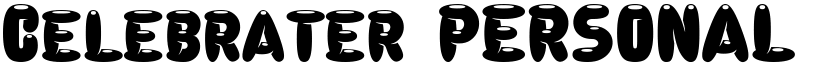 Celebrater PERSONAL USE Regular font