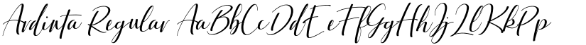 Ardinta Regular font