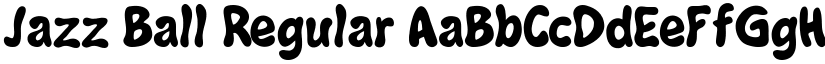 Jazz Ball Regular font
