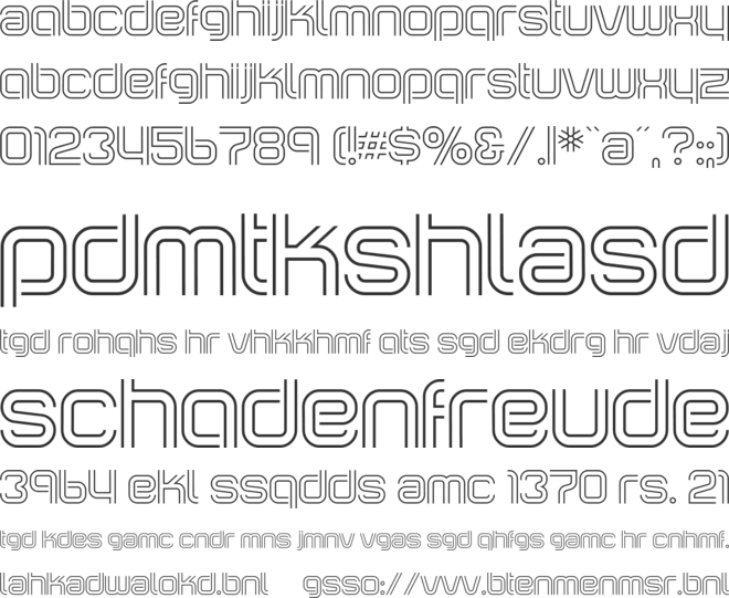 Incopins Clusters Bi font preview