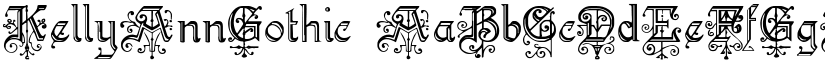 KellyAnnGothic font