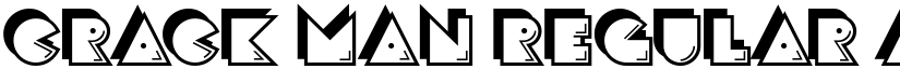 Crack Man Regular font