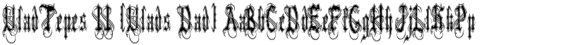 VladTepes II (Vlads Dad) font