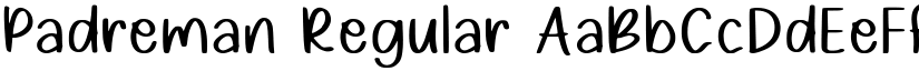 Padreman Regular font