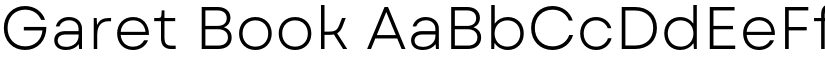 Garet Book font