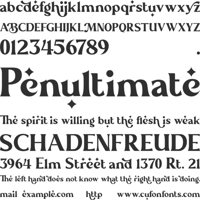 Marshland Beauty font preview