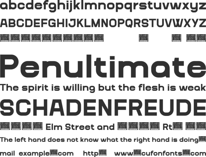 Bequest font preview