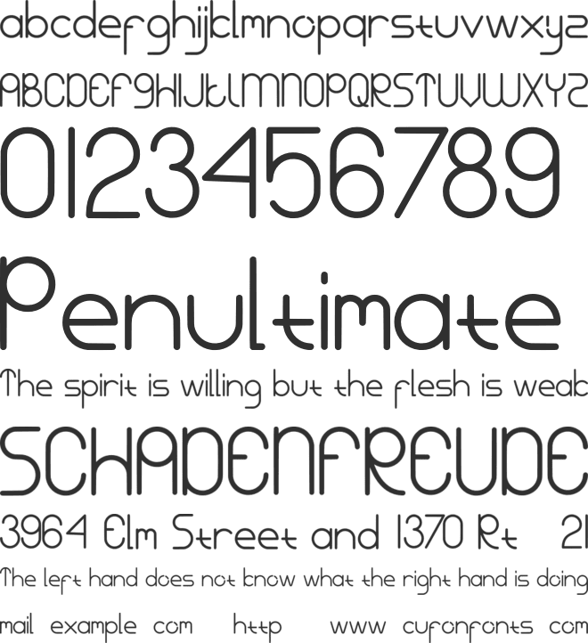 Fabrica font preview