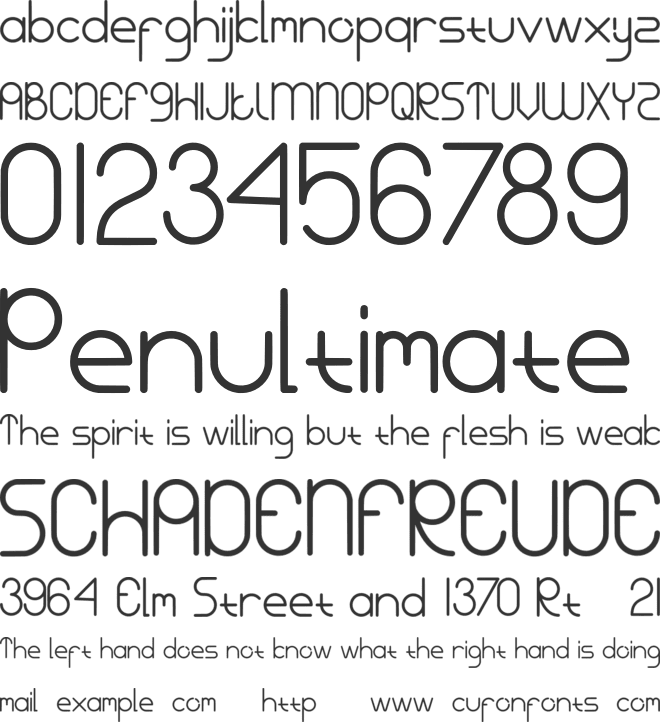 Fabrica font preview