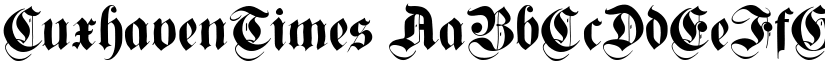 Cuxhaven Times font download