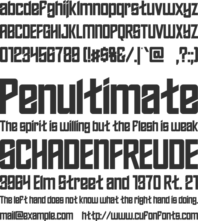 Edge of the Galaxy font preview