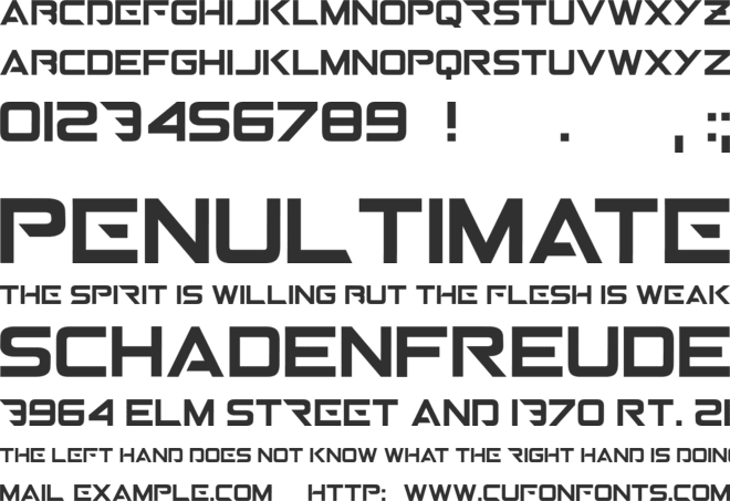 outerorbit font preview