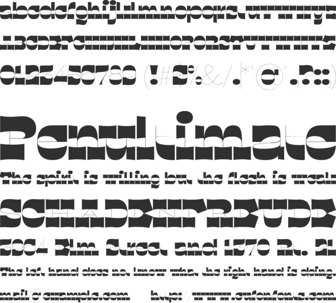 Quarantype Embrace font preview