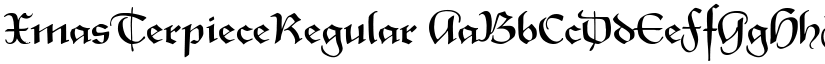 XmasTerpieceRegular font