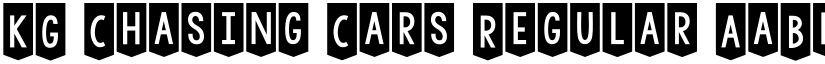 KG Chasing Cars Regular font