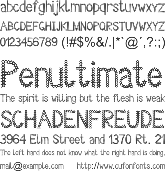 Decorissimant_viper78 font preview