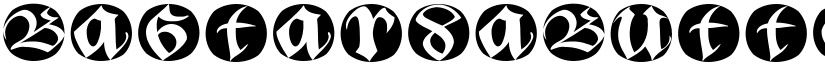 BastardaButtonsBeta font