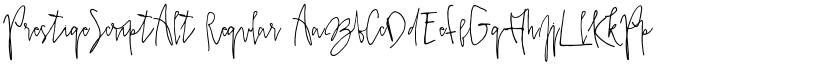PrestigeScriptAlt Regular font