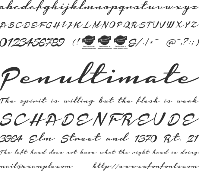 Housegrind Personal Use Only font preview