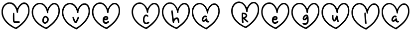 Love Cha Regular font