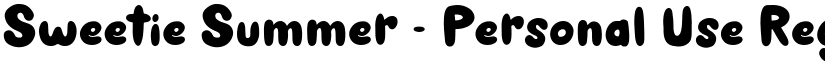 Sweetie Summer - Personal Use Regular font