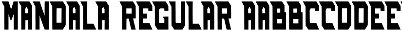 Mandala Regular font