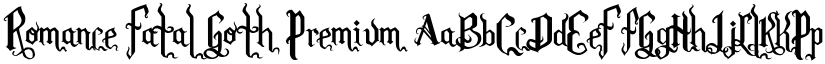 Romance Fatal Goth font download
