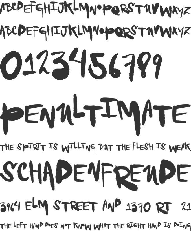 Vtks Suculenta font preview