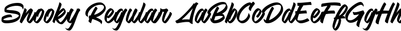 Snooky Regular font