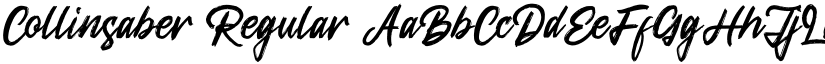 Collinsaber Regular font