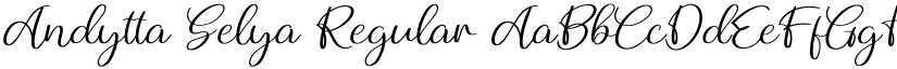 Andytta Selya Regular font