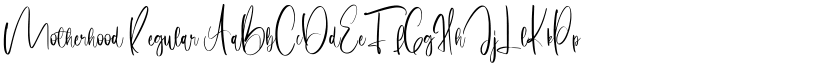 Motherhood Regular font