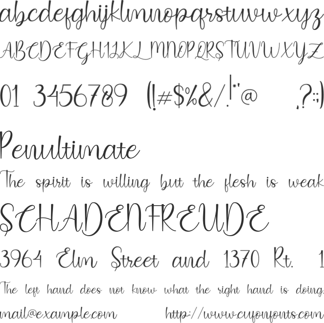 Kindlovely - Personal Use font preview