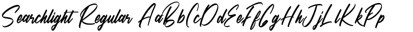 Searchlight Regular font