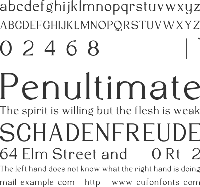 GarlichGrow font preview