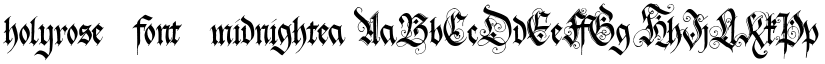 holyrose-font-midnightea font