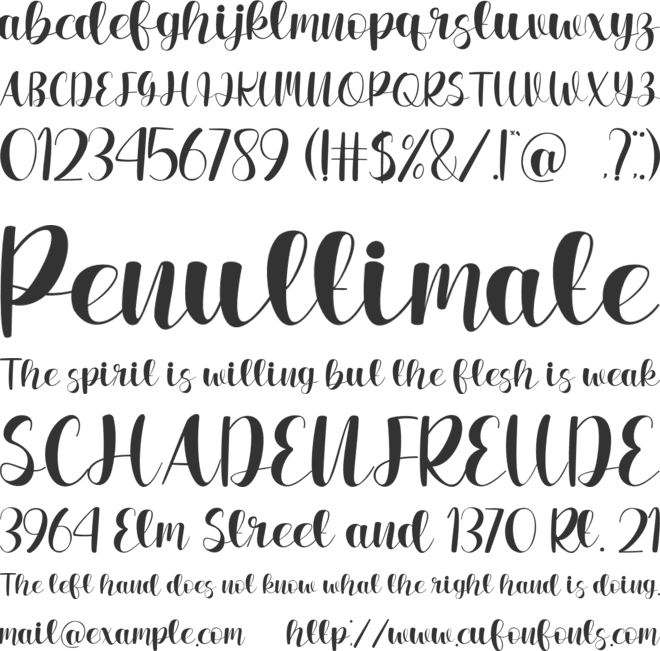 Sweet Someday font preview