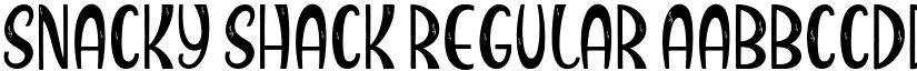 Snacky Shack Regular font