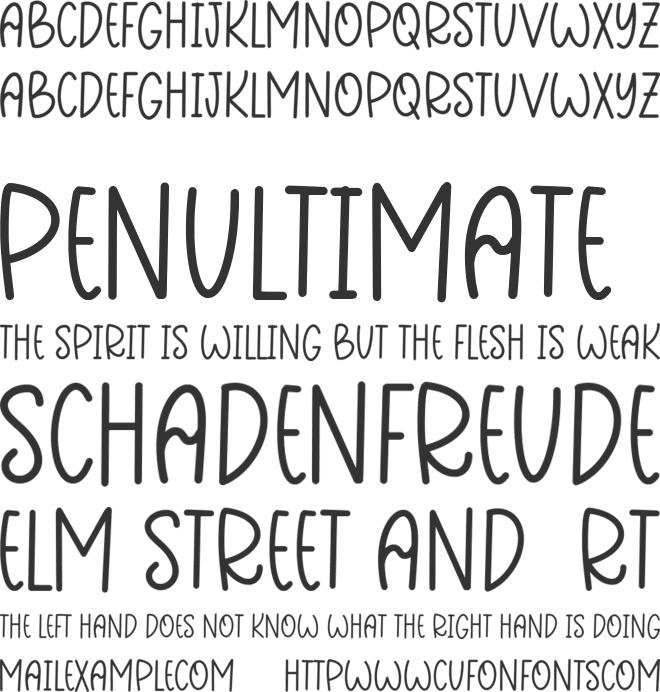 Millions Journey font preview