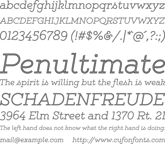 Gist font preview