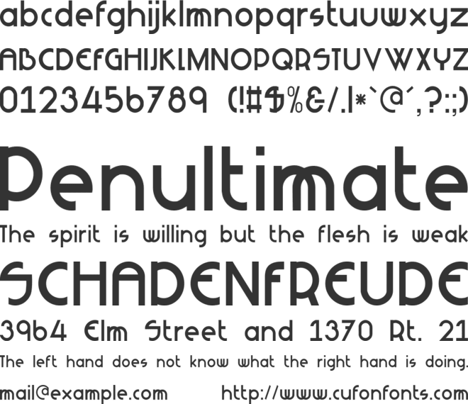 Neues Bauen font preview
